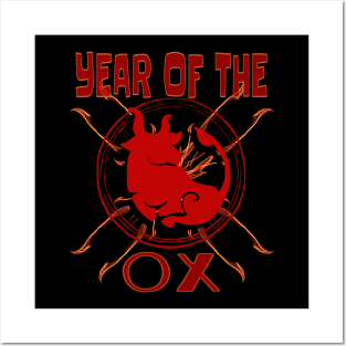 chinese new year2021, year of the ox Posters and Art